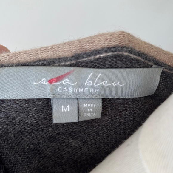 Cashmere & Wool Sweater Block Dress M - Picture 2 of 3